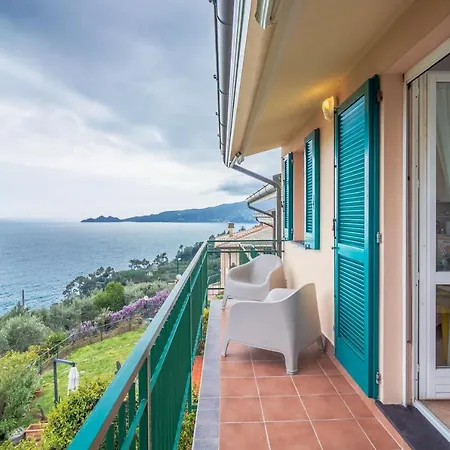 Casa Camilla Relax Con Una Vista Da Sogno Zoagli Extérieur photo